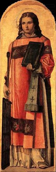St Lawrence the Martyr, Bartolomeo Vivarini